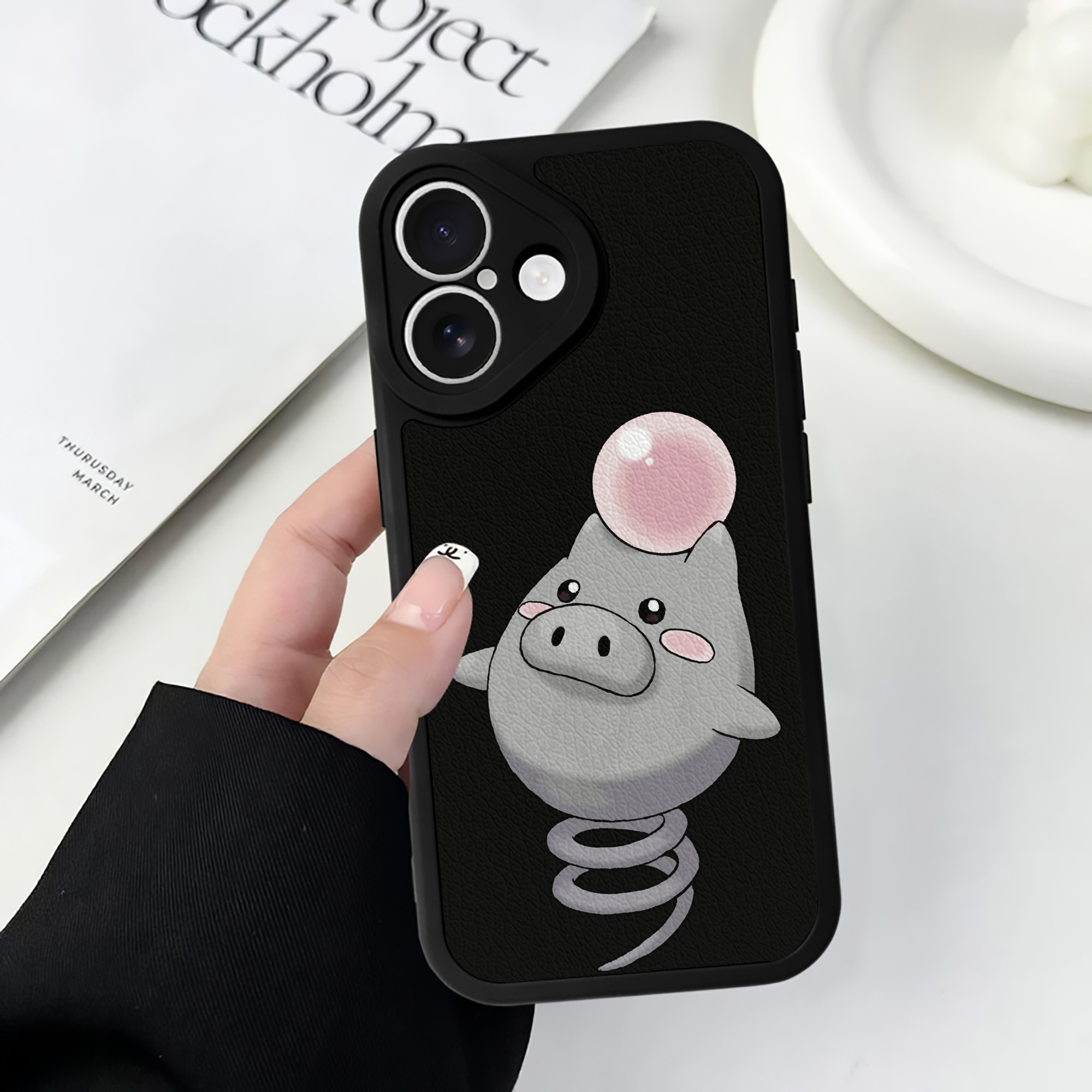 （画像用） ポケットモンスター Pokémon 【iPhone 16シリーズ対応】シリコンスマホケース（レザー調） 材質：シリコン